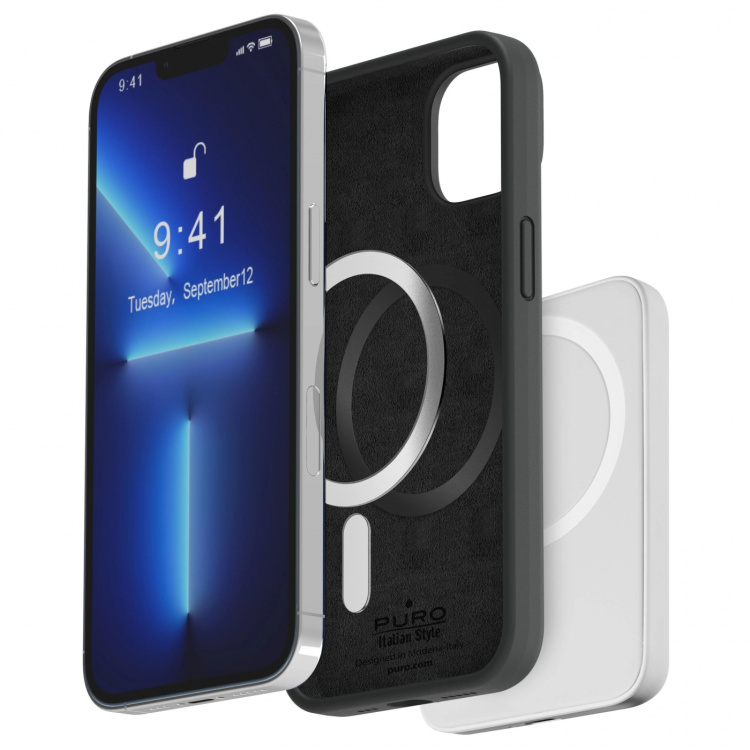 Puro iPhone 14 Plus Icon Mag, Black Puro iPhone 14 Plus Icon Mag, Black