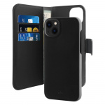 Puro iPhone 14 Plus Eco-Leather wallet, Black Puro iPhone 14 Plus Eco-Leather wallet, Black