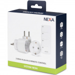 Nexa MYCR-2/SET 3 x miniplugin På/Av inkl fjärrkontroll Nexa MYCR-2/SET 3 x miniplugin På/Av inkl fjärrkontroll