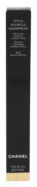 Chanel Stylo Sourcils Waterproof Eyebrow Pencil 0.27 g #810 Brun Profond