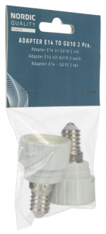Nordic Quality Adapter E14 - GU10, 2st