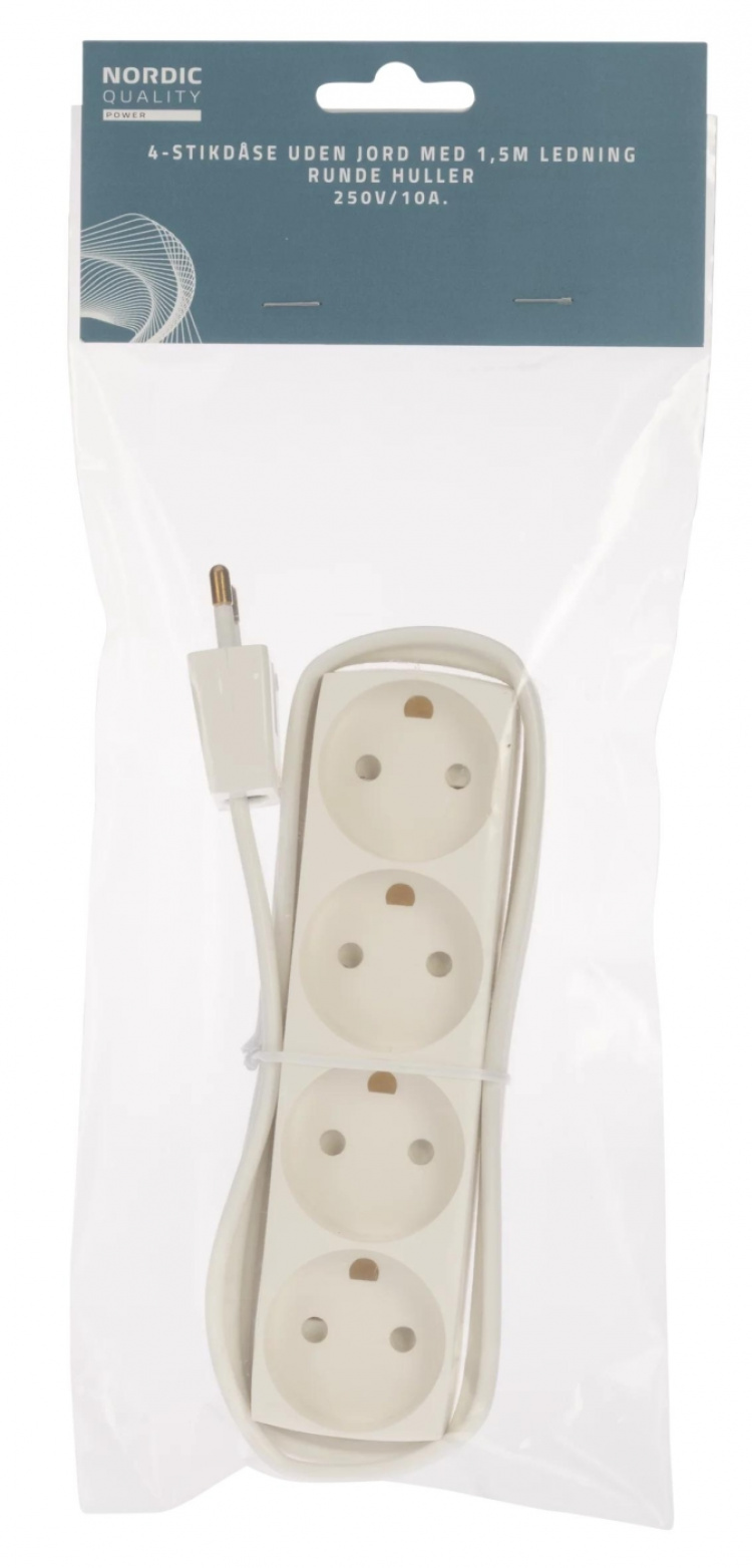 Nordic Quality 4-way connector round, 1.5m