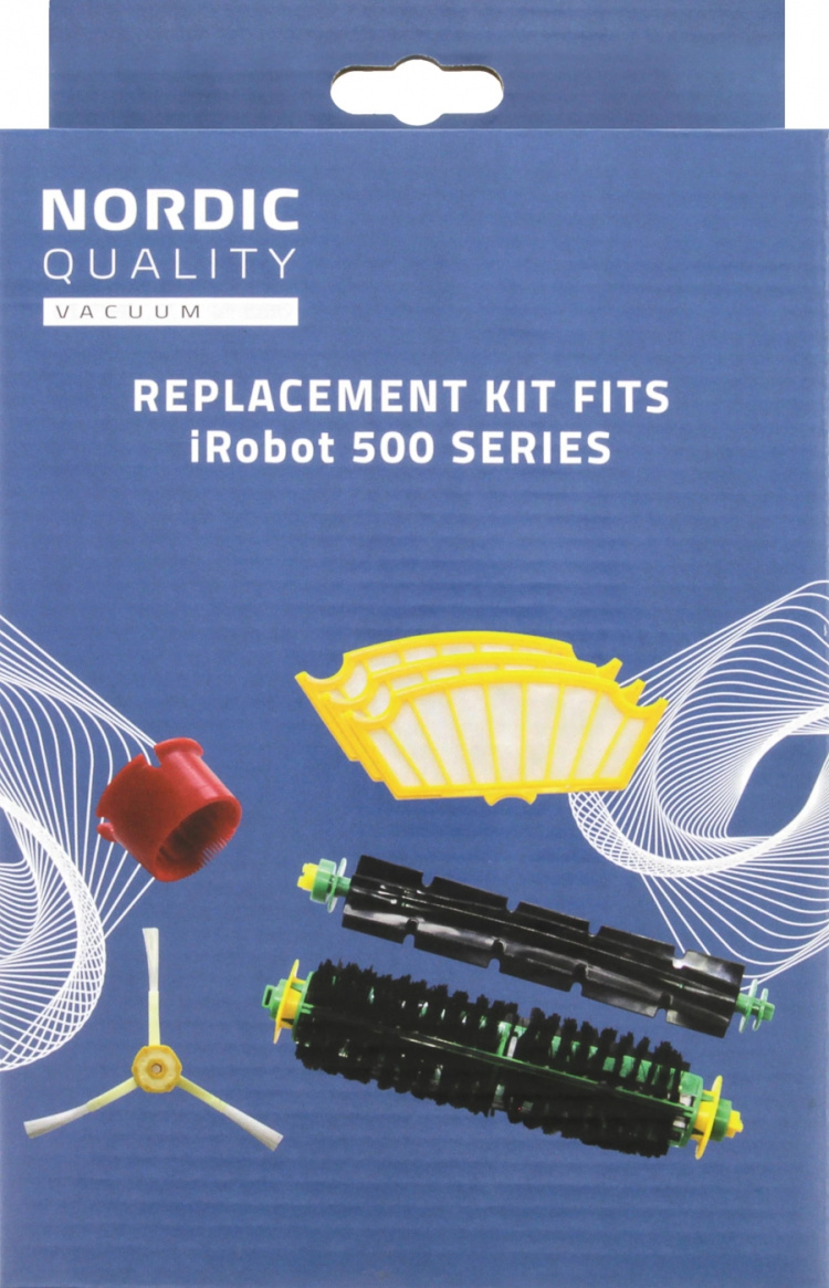 Nordic Quality Ersättningskit, passar iRobot 500 serien