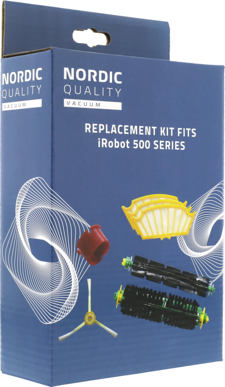 Nordic Quality Ersättningskit, passar iRobot 500 serien