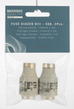 Nordic Quality fuse Diazed DIII 50A 2 st