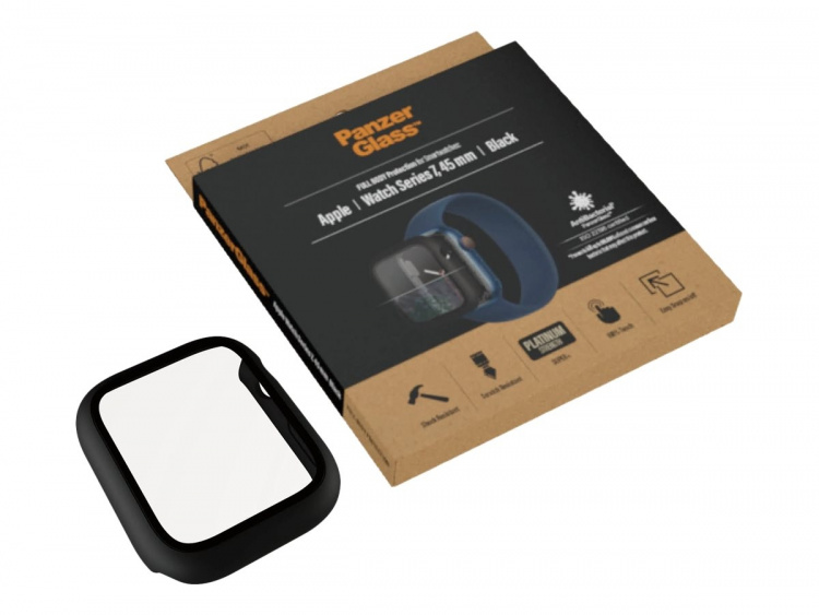 PanzerGlass Skærmbeskytter Smart watch Sort Transparent Hærdet glas PanzerGlass Skærmbeskytter Smart watch Sort Transparent Hærdet glas