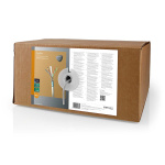 Nedis Network Cable Roll | CAT6 | Stranded | F/UTP | Bare Copper | 305.0 m | Indoor | Round | LSZH | Grey | Pull Box