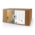 Nedis Network Cable Roll | CAT6 | Solid | S/FTP | Bare Copper | 305.0 m | Indoor | Round | LSZH | Grey | Pull Box