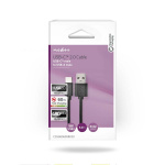 Nedis USB Cable | USB 2.0 | USB-C™ Male | USB-A Male | 15 W | 480 Mbps | Nickel Plated | 3.00 m | Round | PVC | Black | Box Nedis USB Cable | USB 2.0 | USB-C™ Male | USB-A Male | 15 W | 480 Mbps | Nickel Plated | 3.00 m | Round | PVC | Black | Box