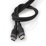Nedis USB Cable | USB 2.0 | USB-C™ Male | USB-C™ Male | 60 W | 480 Mbps | Nickel Plated | 1.50 m | Round | Silicone | Black | Box