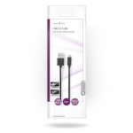 Nedis USB Cable | USB 2.0 | USB-A Male | USB Micro-B Male | 9 W | 480 Mbps | Nickel Plated | 5.00 m | Round | PVC | Black | Envelope Nedis USB Cable | USB 2.0 | USB-A Male | USB Micro-B Male | 9 W | 480 Mbps | Nickel Plated | 5.00 m | Round | PVC | Black | Envelope