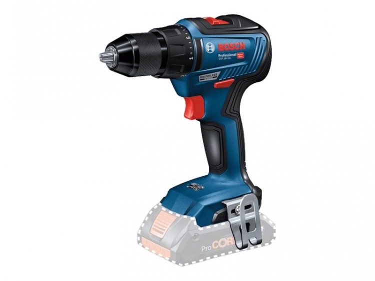 Bosch GSR Professional 18V - 55 Skruvmejsel Utan batteri Utan batteri