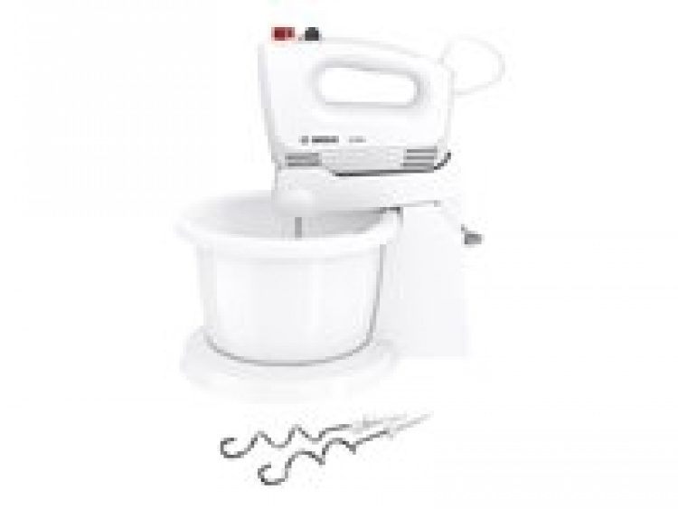 Bosch CleverMixx MFQ2600W Mixer Turbo function White/red
