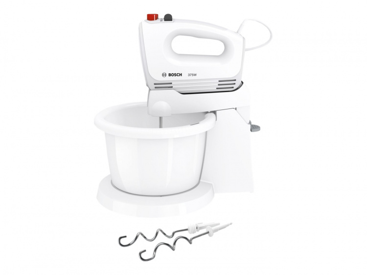 Bosch CleverMixx MFQ2600W Mixer Turbo function White/red