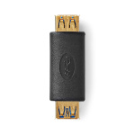 Nedis USB Adapter | USB 3.2 Gen 1 | USB-A Female | USB-A Female | 5 Gbps | Gold Plated | Anthracite | Box Nedis USB Adapter | USB 3.2 Gen 1 | USB-A Female | USB-A Female | 5 Gbps | Gold Plated | Anthracite | Box