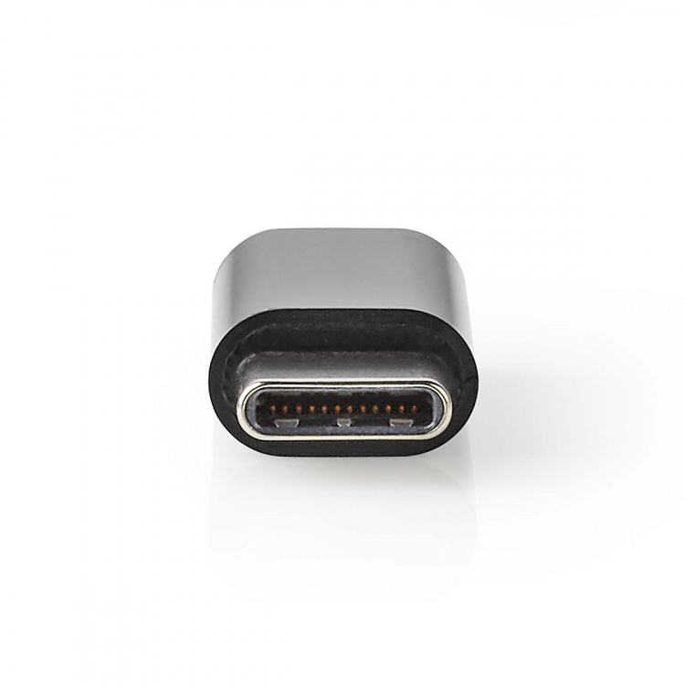 Nedis USB Adapter | USB 2.0 | USB-C™ Male | USB Micro-B Female | 480 Mbps | Nickel Plated | Black | Box