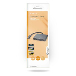 Nedis USB Adapter | USB 3.2 Gen 1 | USB-C™ Male | 2x HDMI™ | 0.10 m | Round | Nickel Plated | PVC | Black | Box Nedis USB Adapter | USB 3.2 Gen 1 | USB-C™ Male | 2x HDMI™ | 0.10 m | Round | Nickel Plated | PVC | Black | Box