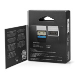 Nedis USB Adapter | USB 3.2 Gen 1 | USB-A Male | USB-C™ Female | 5 Gbps | Nickel Plated | Silver | Cover Window Box