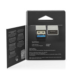 Nedis USB Adapter | USB 3.2 Gen 1 | USB-A Male | USB-C™ Female | 5 Gbps | Nickel Plated | Silver | Cover Window Box