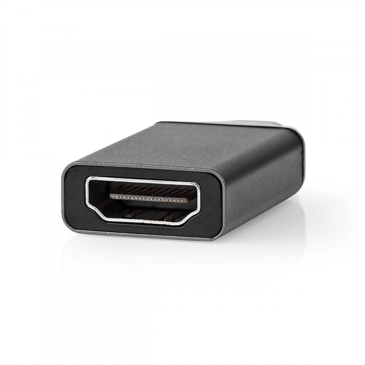 Nedis USB-C™ Adapter | USB 3.2 Gen 1 | USB-C™ Male | HDMI™ Output | 4K@60Hz | Round | Nickel Plated | Black / Grey | Box Nedis USB-C™ Adapter | USB 3.2 Gen 1 | USB-C™ Male | HDMI™ Output | 4K@60Hz | Round | Nickel Plated | Black / Grey | Box