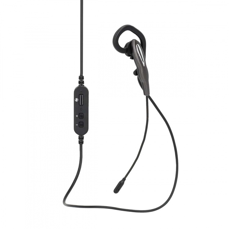 Nedis PC Headset | In-Ear | Mono | USB Type-A / USB Type-C™ | Fold-Away Microphone | Black / Grey Nedis PC Headset | In-Ear | Mono | USB Type-A / USB Type-C™ | Fold-Away Microphone | Black / Grey