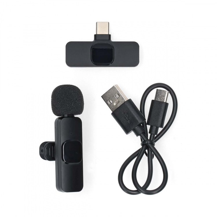 Nedis Microphone | Used for: Notebook / Smartphone / Tablet | USB Type-C™ / Wireless | USB-C™ Female | On/Off switch