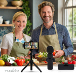 Nedis Microphone | Used for: Notebook / Smartphone / Tablet | USB Type-C™ / Wireless | USB-C™ Female | On/Off switch