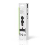 Nedis Microphone | Used for: Notebook / Smartphone / Tablet | USB Type-C™ / Wireless | USB-C™ Female | On/Off switch