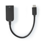 Nedis USB-C™ Adapter Cable | Type-C™ Male - HDMI™ Output | 0.2 m | Black Nedis USB-C™ Adapter Cable | Type-C™ Male - HDMI™ Output | 0.2 m | Black