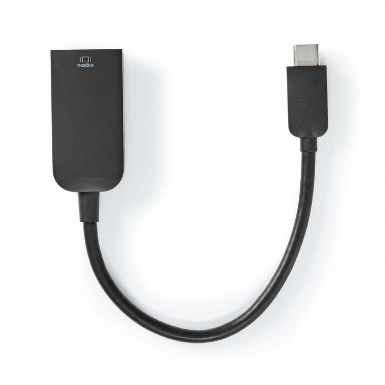 Nedis USB-C™ Adapter Cable | Type-C™ Male - HDMI™ Output | 0.2 m | Black Nedis USB-C™ Adapter Cable | Type-C™ Male - HDMI™ Output | 0.2 m | Black