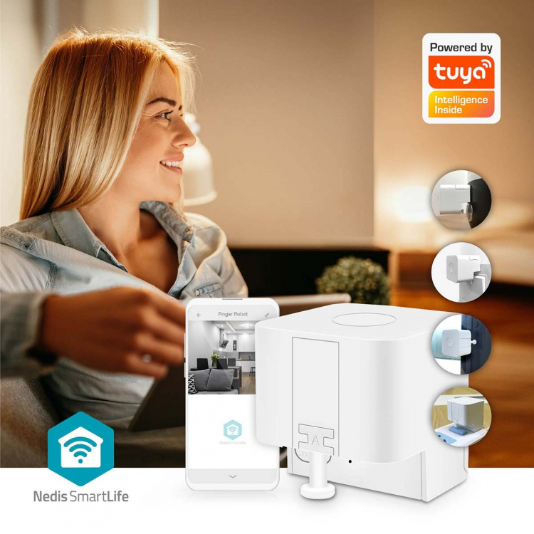 Nedis SmartLife Finger Robot | CR2 | 1000 mAh | Bluetooth® | Three kinds of fingers Nedis SmartLife Finger Robot | CR2 | 1000 mAh | Bluetooth® | Three kinds of fingers