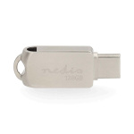 Nedis Flash Drive | 128 GB | USB-A / USB-C™ | Read speed: 110 MB/s | Write speed: 30 MB/s Nedis Flash Drive | 128 GB | USB-A / USB-C™ | Read speed: 110 MB/s | Write speed: 30 MB/s