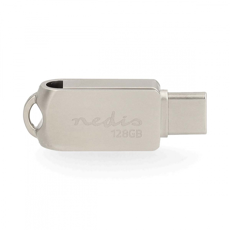 Nedis Flash Drive | 128 GB | USB-A / USB-C™ | Read speed: 110 MB/s | Write speed: 30 MB/s Nedis Flash Drive | 128 GB | USB-A / USB-C™ | Read speed: 110 MB/s | Write speed: 30 MB/s