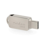Nedis Flash Drive | 128 GB | USB-A / USB-C™ | Read speed: 110 MB/s | Write speed: 30 MB/s Nedis Flash Drive | 128 GB | USB-A / USB-C™ | Read speed: 110 MB/s | Write speed: 30 MB/s
