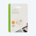 Nedis Flash Drive | 128 GB | USB-A / USB-C™ | Read speed: 110 MB/s | Write speed: 30 MB/s Nedis Flash Drive | 128 GB | USB-A / USB-C™ | Read speed: 110 MB/s | Write speed: 30 MB/s