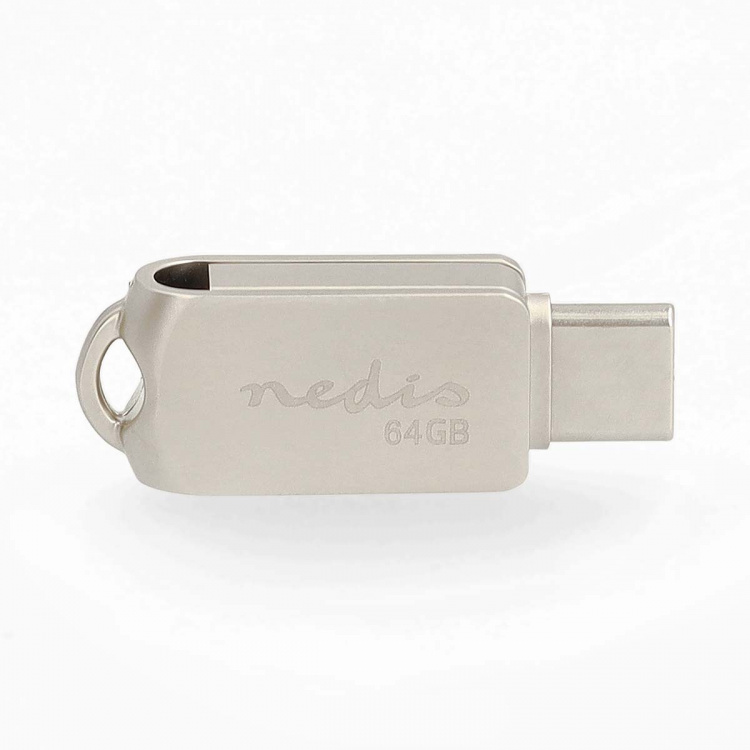 Nedis Flash Drive | 64 GB | USB-A / USB-C™ | Read speed: 90 MB/s | Write speed: 20 MB/s Nedis Flash Drive | 64 GB | USB-A / USB-C™ | Read speed: 90 MB/s | Write speed: 20 MB/s