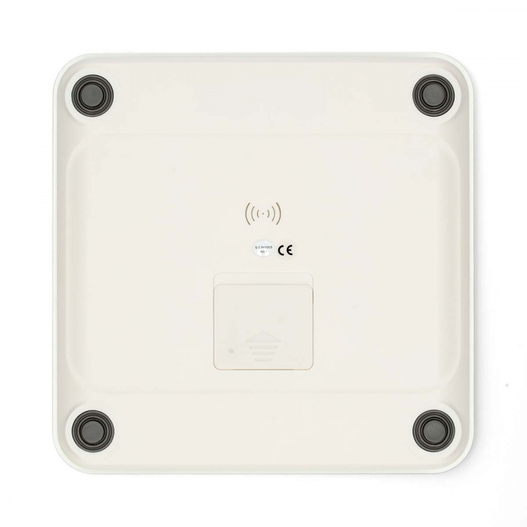 Nedis SmartLife Personal Scale | BMI / BMR / Bones / Fat / Muscles / Water / Weight | 12 | Peak load: 180 kg | Android™ / IOS | ABS / Glass | White