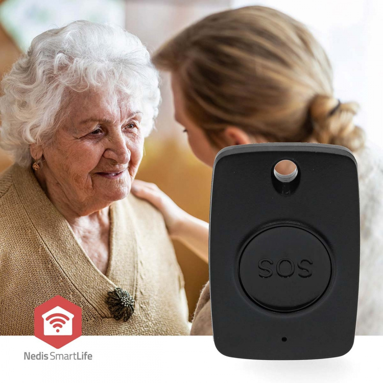 Nedis Smart Panic Button | Zigbee 3.0 | Battery type: CR2450 | Black