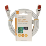 Nedis CAT6 Cable | RJ45 Male | RJ45 Male | S/FTP | 1.50 m | Round | LSZH | White | Label Nedis CAT6 Cable | RJ45 Male | RJ45 Male | S/FTP | 1.50 m | Round | LSZH | White | Label