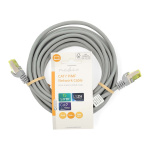 Nedis CAT7 Cable | S/FTP | RJ45 Male | RJ45 Male | 5.00 m | Round | LSZH | Grey | Label Nedis CAT7 Cable | S/FTP | RJ45 Male | RJ45 Male | 5.00 m | Round | LSZH | Grey | Label