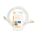Nedis CAT7 Cable | S/FTP | RJ45 Male | RJ45 Male | 2.00 m | Round | LSZH | White | Label Nedis CAT7 Cable | S/FTP | RJ45 Male | RJ45 Male | 2.00 m | Round | LSZH | White | Label