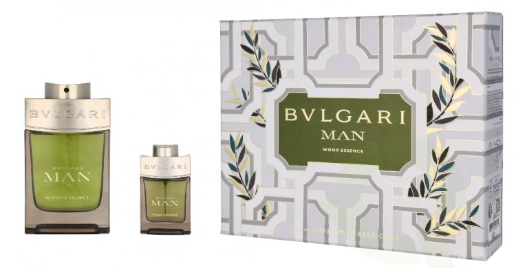 Bvlgari Man Wood Essence Giftset 115 ml Edp Spray 100ml/Edp Spray 15ml