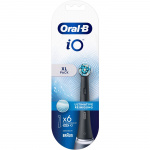 Oral B iO Ultimate Clean borstmunstycken Svart, 6 st. extra tandborsthuvuden
