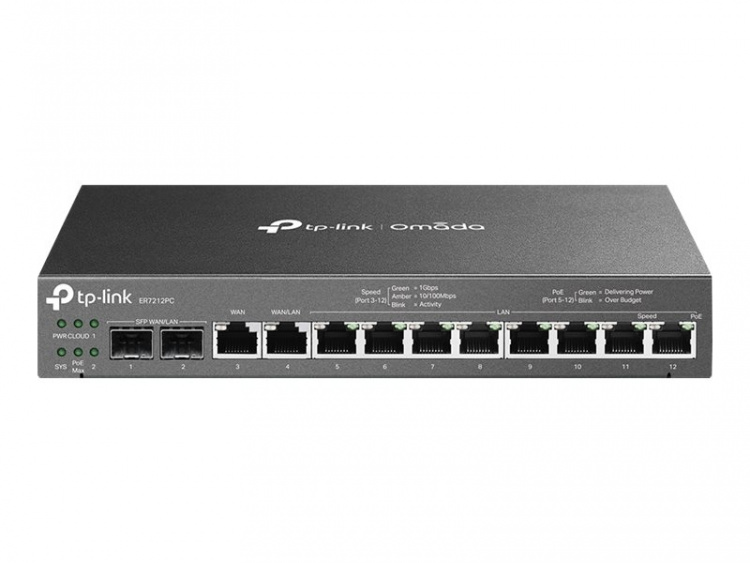 TP-Link Omada ER7212PC V1 Router 8-portars switch