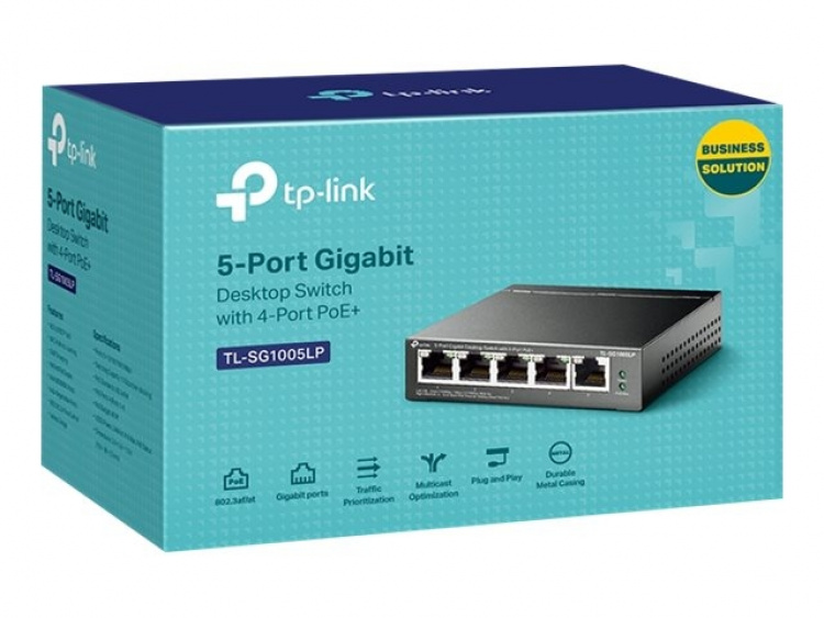 TP-Link TL-SG1005LP Switch 5-port Gigabit PoE+