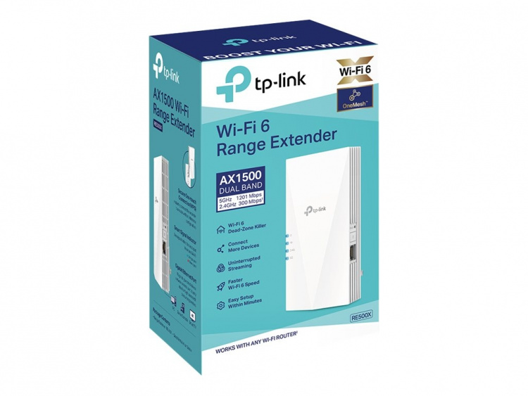 TP-Link RE500X V1 WiFi Range Extender Extern