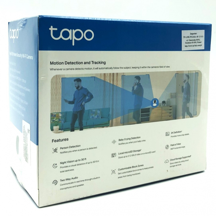 TP-Link Tapo C210 V1 Nätverksövervakningskamera TP-Link Tapo C210 V1 Nätverksövervakningskamera