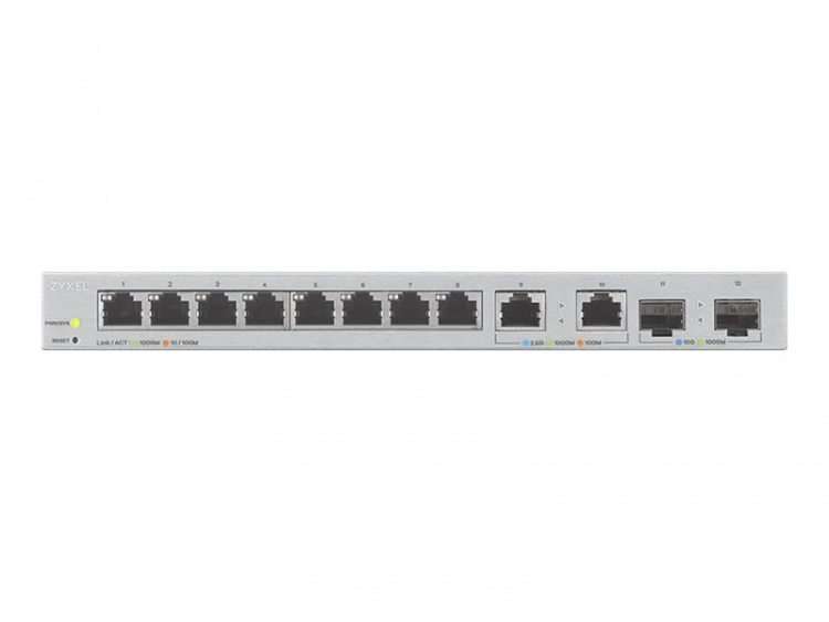 ZyXEL XGS1210-12 Switch 12-port 2.5 Gigabit Ethernet