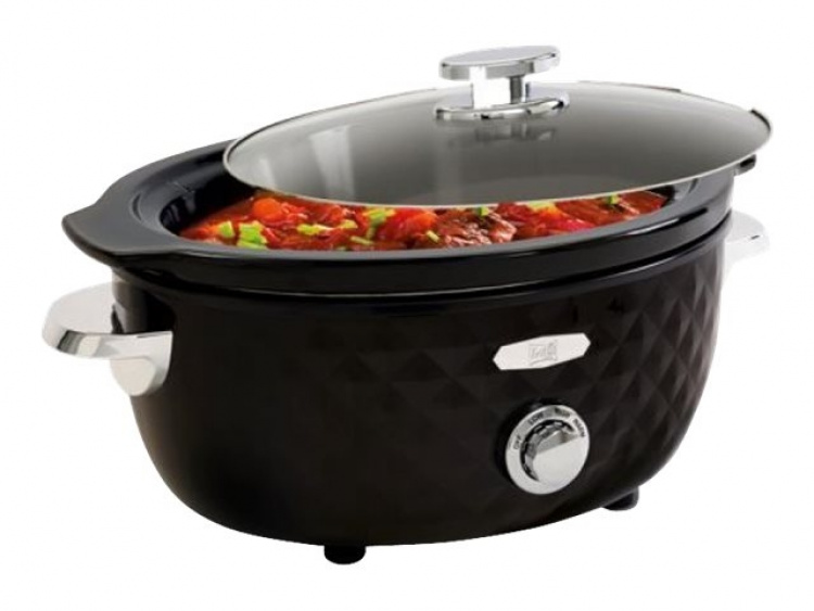 FRITEL Family Slow cooker 5.5liter Black/Chrome FRITEL Family Slow cooker 5.5liter Black/Chrome