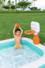 Bestway Familjepool Dunk n Splash 251 x 168 x 102cm Bestway Familjepool Dunk n Splash 251 x 168 x 102cm